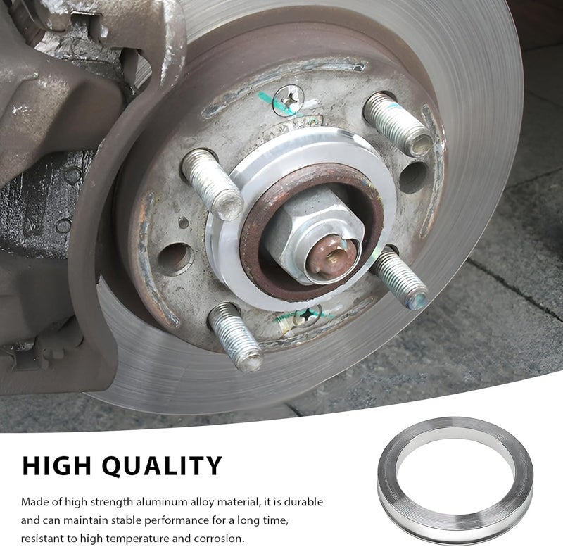 MTRPS 4 PCS Hub Centric Rings, 56 ID to 73 OD Aluminum Alloy Wheel Center Bore Shaft Shock Absorbing Spacer, Wheel Hubrings Compatible with Most Vehicles - Image 3